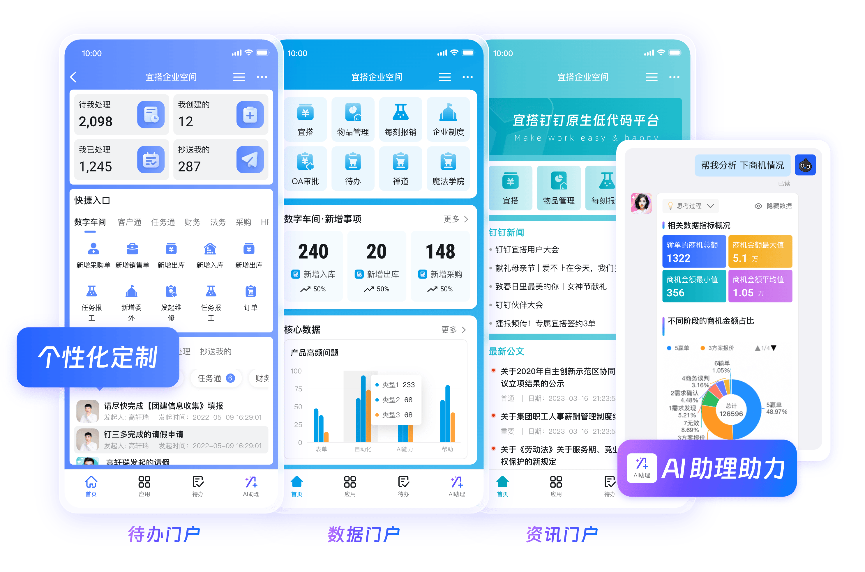 钉钉多端商务协作和AI助理
